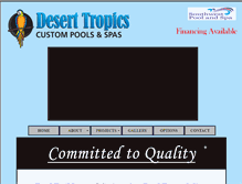 Tablet Screenshot of deserttropics.com